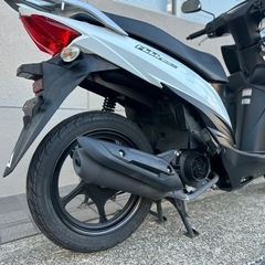 【人気車種•程度良好】スズキ アドレス110 CE47Aホワイト【配送•当日納車可能】の画像
