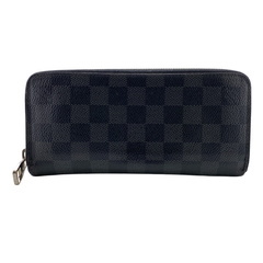 ルイヴィトン LOUIS VUITTON 長財布 ダミエ グラフィット ジッピーウォレット ヴェルティカル ラウンドファスナー N63095 ブラックの画像