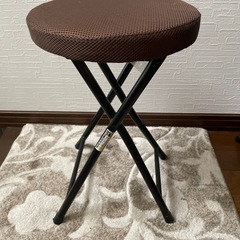新古品ニトリ　折りたたみチェアの画像