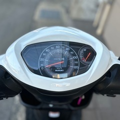 【格安•人気車種】スズキ アドレス125 DT11A ホワイト【ご成約でヘルメットプレゼント🎁】の画像