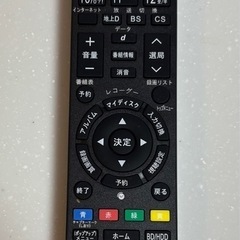 ブルーレイレコーダー用リモコン SH-955PA
の画像