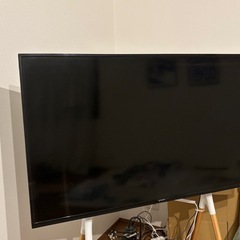 【お値下げ不可】50型 4Kテレビ ＋ 北欧風テレビスタンドセットの画像