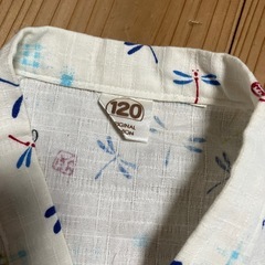 【美品】甚平 120cm 日本製の画像