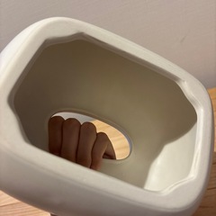 2　陶器　ティッシュ　トイレットペーパー　ケース　収納　インテリアの画像