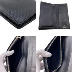 ルイヴィトン LOUIS VUITTON 長財布 エピ ポルトフォイユブラザ 二つ折り長財布 ノワール M60622 ブラックの画像