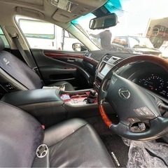 レクサスLS460 前期　後期使用　エアサス　サンルーフ　AMEホイール　車検長の画像