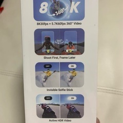 (新品)Insta360 X4 8K 360度アクションカメラ 本体の画像