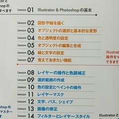 Ｉｌｌｕｓｔｒａｔｏｒ　＆　Ｐｈｏｔｏｓｈｏｐ操作とデザインの教科書の画像