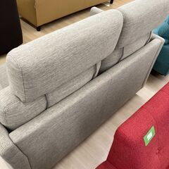 ★ジモティ割引あり★【リユースのサカイ野々市店】2人掛けソファー ハイバック ベージュ W(幅)140×D(奥行き)80×H(高さ)100cm ※クリーニング済みの画像