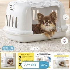 アイリスオーヤマ　ペットハウス　キャリーケース
　の画像