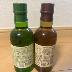 国産ウイスキー　白州&山崎　ミニボトル 180mlの画像