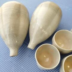 【未使用品】徳利（2個）おちょこ（5個）セットの画像