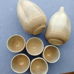 【未使用品】徳利（2個）おちょこ（5個）セットの画像