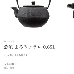 OIGEN オイゲン まろみアラレ 急須瓶敷セット　0.65L 南部鉄器　新品の画像