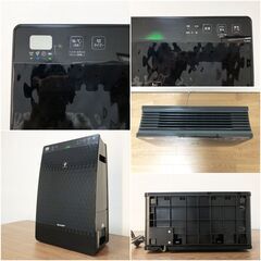 シャープ 加湿空気清浄機プラズマクラスターKC-30T6-Bブラック 未使用HEPA 集塵フィルター/脱臭フィルター付き　分解除菌清掃/動作確認済みの画像
