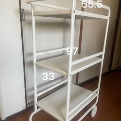 IKEA購入　キャスター付きワゴンの画像