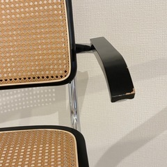 ラタンチェア 2脚セット（アーム付き） の画像