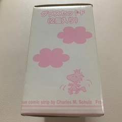 SNOOPY　ウッドストック　ペアグラス　セット　コップ　食器　ガラス　日本製の画像