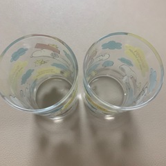 SNOOPY　ウッドストック　ペアグラス　セット　コップ　食器　ガラス　日本製の画像