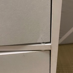 白いカラーボックスの画像