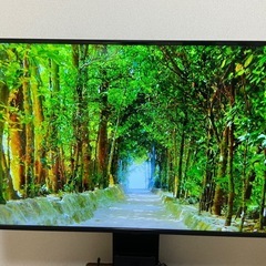 (お取引中)MAXZEN 50型テレビ(JU50CH06) + ニトリ壁寄せTVスタンドの画像