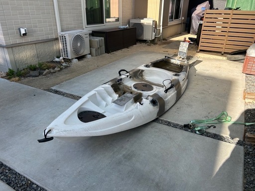 カヤック 船外機 エレキ取り付け可能