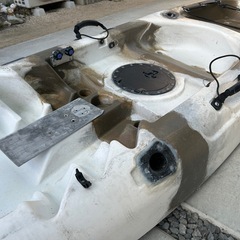 カヤック 船外機 エレキ取り付け可能の画像