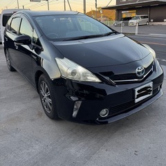 価格は交渉可能です。プリウスα Sチューンブラック 平成25年｜151,710km｜車検令和8年12月まで！の画像