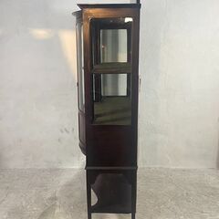 ◆🔶送料無料・設置無料有り🔶◆ヴィンテージ エドワード調キャビネット マホガニー 中古家具の画像