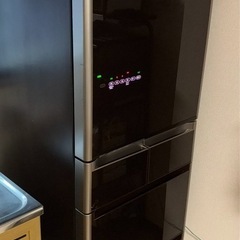 引き取りの方限定　日立　HITACHI おしゃれ タッチパネル クリスタルブラウン 415ℓ　冷蔵庫　の画像