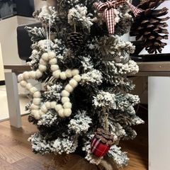 クリスマスツリー　雪　スノーツリー　分割できます　夏価格の画像