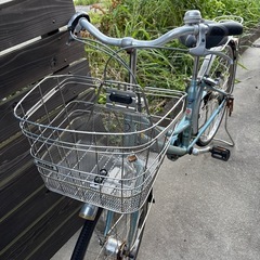 自転車❗️miyata カゴ付き 鍵付き 26インチ ベルトの画像