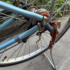 自転車❗️miyata カゴ付き 鍵付き 26インチ ベルトの画像