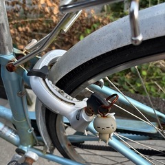 自転車❗️miyata カゴ付き 鍵付き 26インチ ベルトの画像