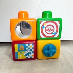 アンパンマン FisherPrice ぴょっこりブロック まとめ売り 知育玩具の画像