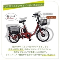 3輪　電動自転車の画像