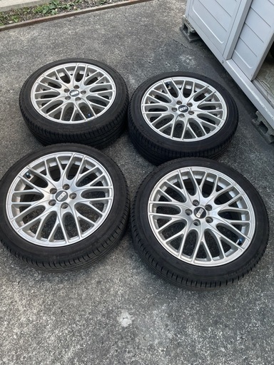 BBSホイール　PCD100 215/45/R17プライマシーHP付き
