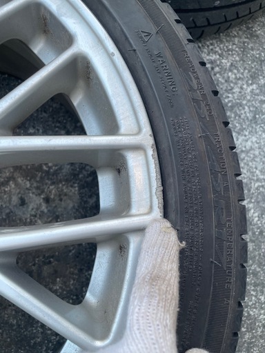 BBSホイール　PCD100 215/45/R17プライマシーHP付き