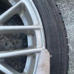BBSホイール　PCD100 215/45/R17プライマシーHP付きの画像