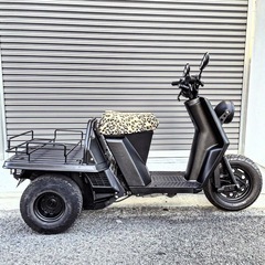 ホンダ　ジャイロアップ　50cc ミニカー登録可　マットブラック　カスタムの画像