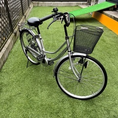 シティーサイクル24㌅自転車カゴ付の画像