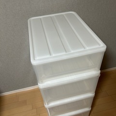 収納クリアボックス 4個セットの画像