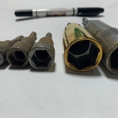六角軸　インパクトドライバー用ソケット　5個セットの画像