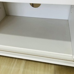 テレビ台 白 コンパクトの画像
