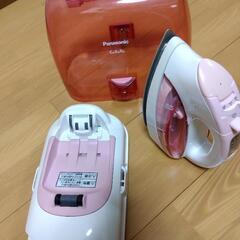 Panasonicアイロン　取扱説明書付きの画像