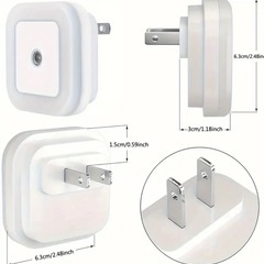 【新品】4個セット【スマートモーションナイトライト】自動点灯・消灯機能付きLEDナイトライトの画像