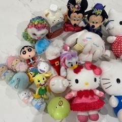 ぬいぐるみ各種の画像