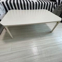 【ニトリ】折りたたみローテーブル＆座椅子2脚セットの画像