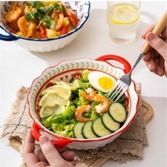 新品未使用　グラタン皿 800ml、サラダプレート、ラーメン用の画像