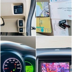 ホンダ　N-BOX +  G•Lパッケージ　平成26年　車検2年付き　左側パワースライドドア　ETC CTBA  純正ナビ  現場引渡しの画像